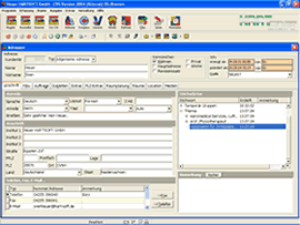Screenshot Adressverwaltung